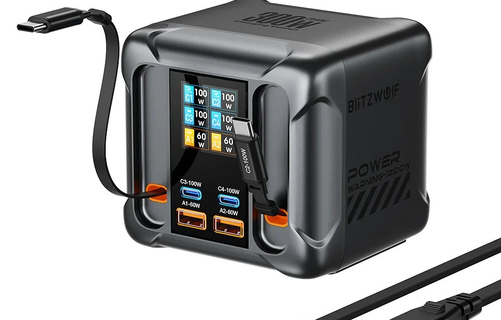 Megéri a Blitzwolf BW S35 300W GaN töltő 6 porttal és digitális kijelzővel?