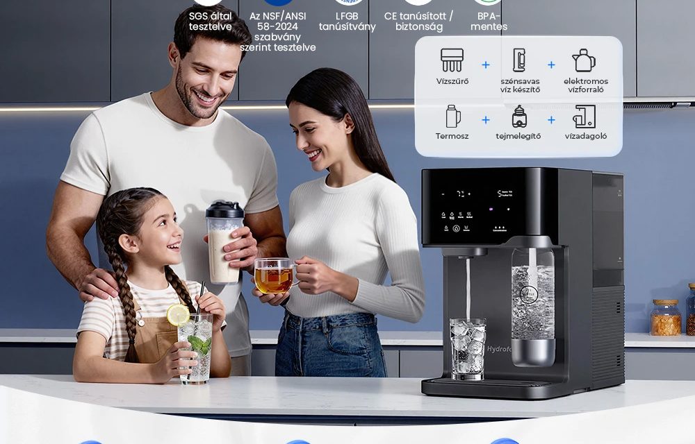 Megéri a prémium árat a Hydrofast C300 RO asztali vízszűrő?