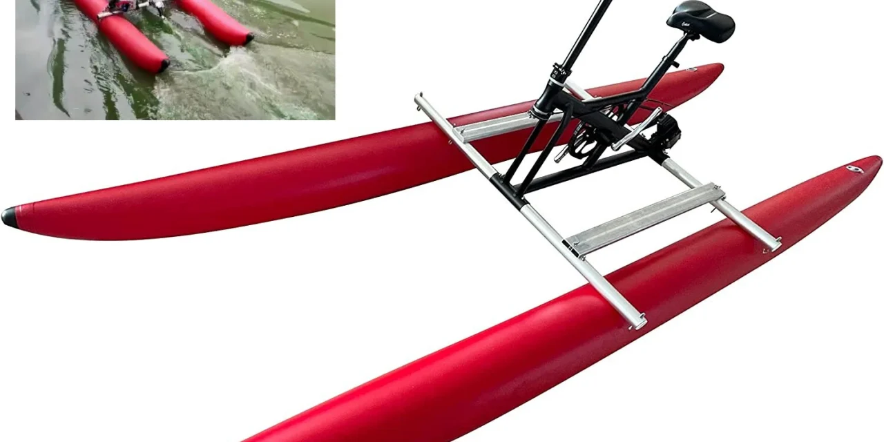 Spatium Felfújható Vízi Kerékpár A Jövő Vízisportja Tavakon és Strandokon roviden
