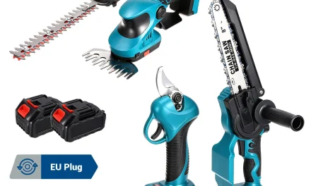 A Drillpro 4 az 1 ben kerti szerszámkészlet szénkefe nélküli motorral