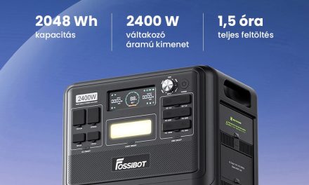 FOSSiBOT F2400 napelemes generátor Megéri a 2048 Wh kapacitás?