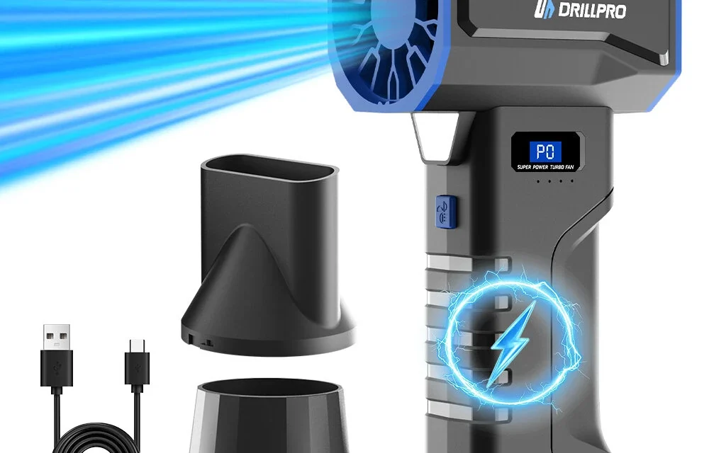 Drillpro V8 Turbo Ventilátor 60 000 RPM és 1200 g szélnyomás – Érdemes megvenni?