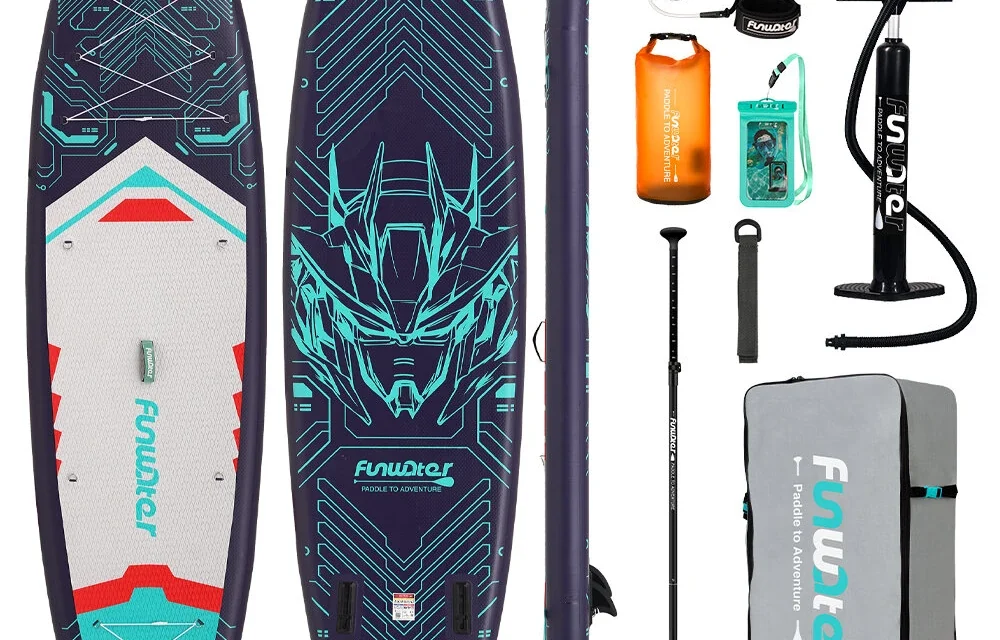 FunWater SUP 350 90 15CM Hosszabb és szélesebb eveződeszka 200 kg teherbírással