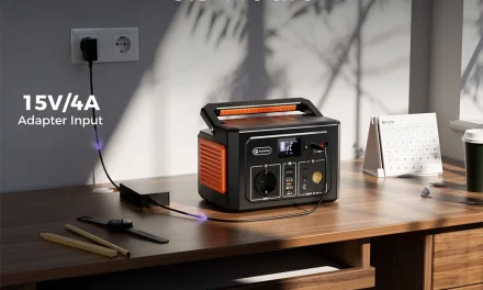 Flashfish K53 400Wh kapacitású és 400W AC kimenetű hordozható erőmű
