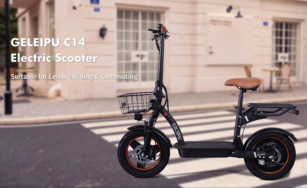 GELEIPU C14 elektromos robogó 100 km hatótáv 500W motor üléssel