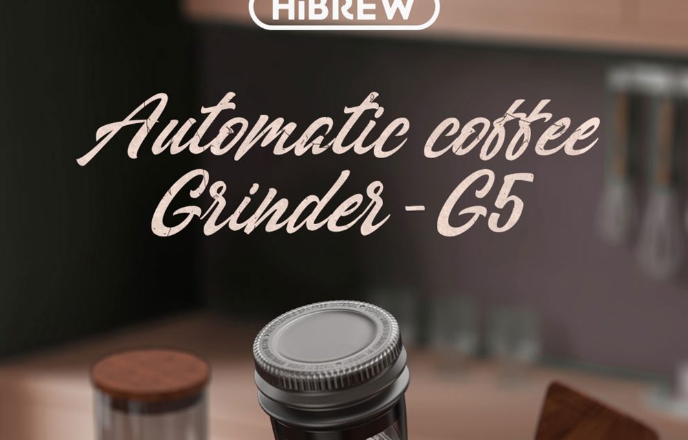 HiBREW G5 elektromos kávédaráló friss őrlemény minimális macera