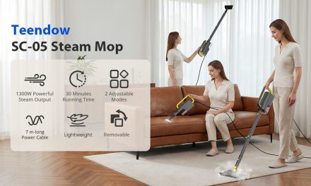 Teendow SC 05 gőztisztító 1300W os padlótisztítás a jövőből