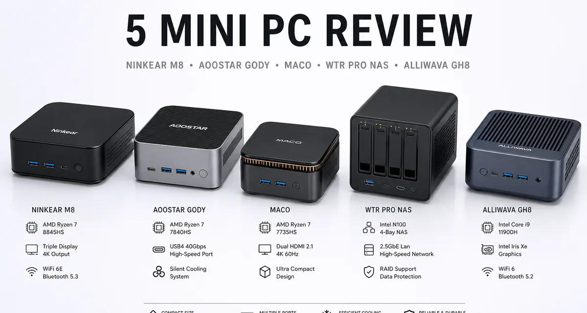 A legjobb mini PC k 2026 ban 5 ajánlat
