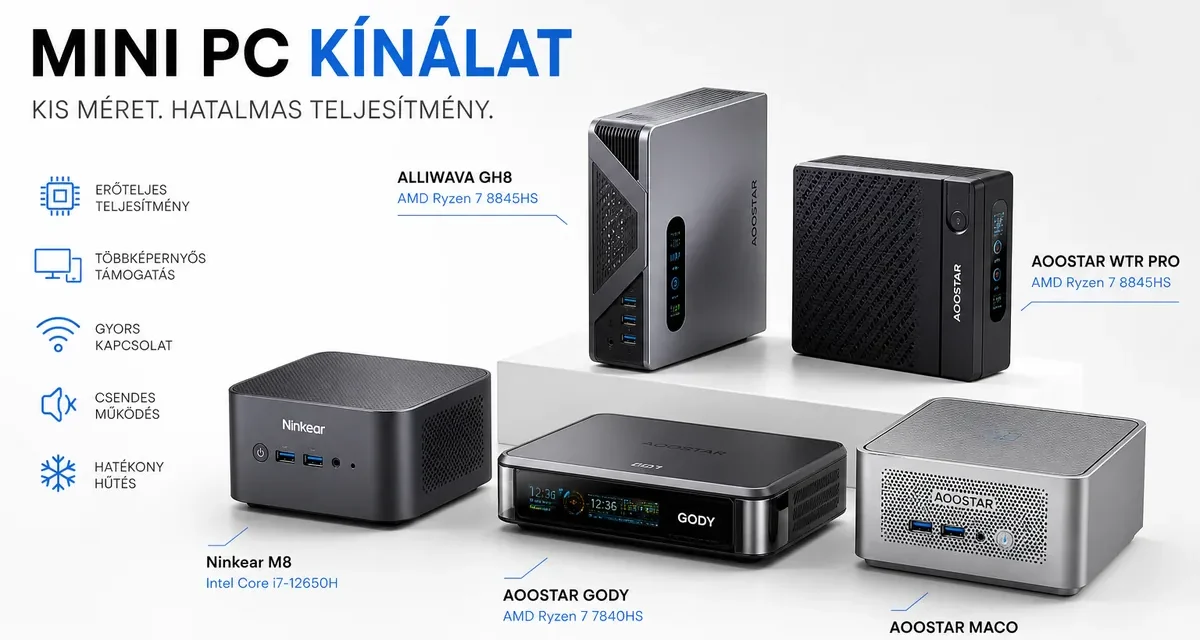 Melyik mini PC t érdemes megvenni 2026 ban? Az 5 legjobb választás