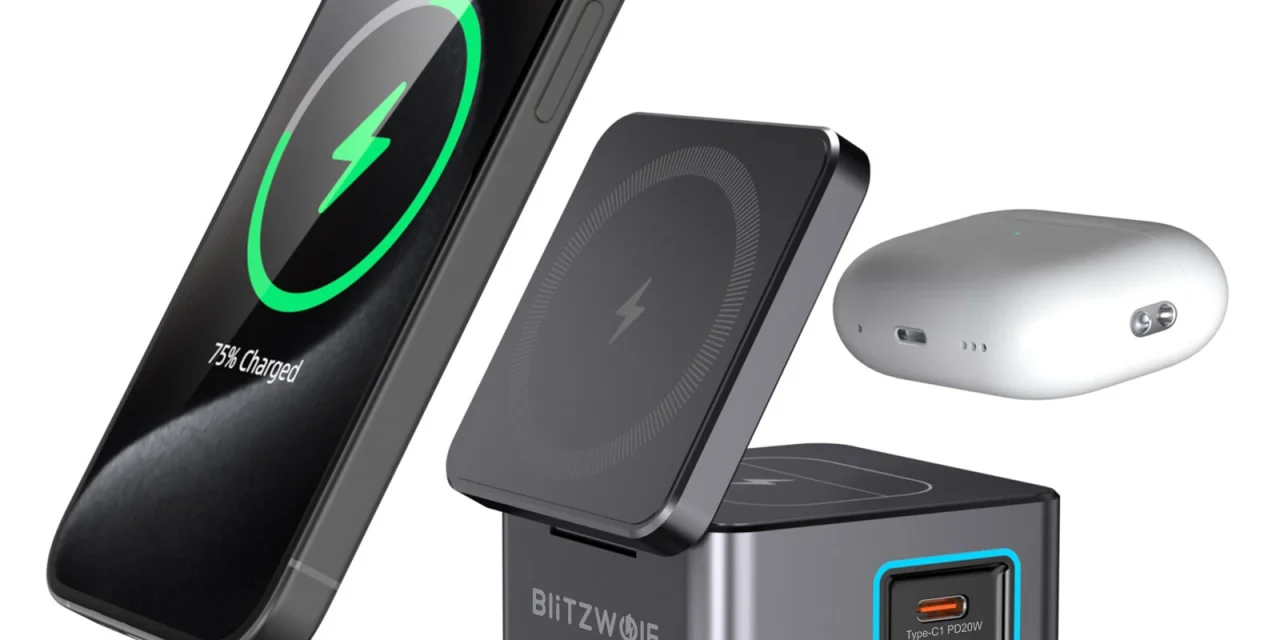 Blitzwolf BW i113 Max 105W töltőállomás asztalra