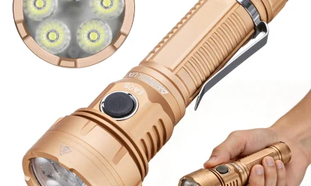 Astrolux EA05 6200 lumenes EDC zseblámpa 586 méteres fénysugárral