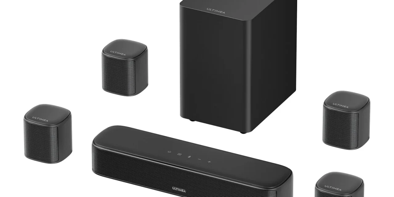 ULMEIA Aura S4T 7.1 Virtuális Surround Soundbar A Jövő Hangja Otthonodban