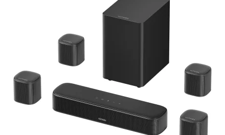 ULMEIA Aura S4T 7.1 Virtuális Surround Soundbar A Jövő Hangja Otthonodban