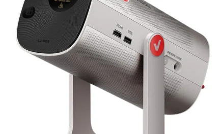 Hisense Vidda LightGo 1300 CVIA fényerejű kültéri lézer projektor 20000mAh akkuval