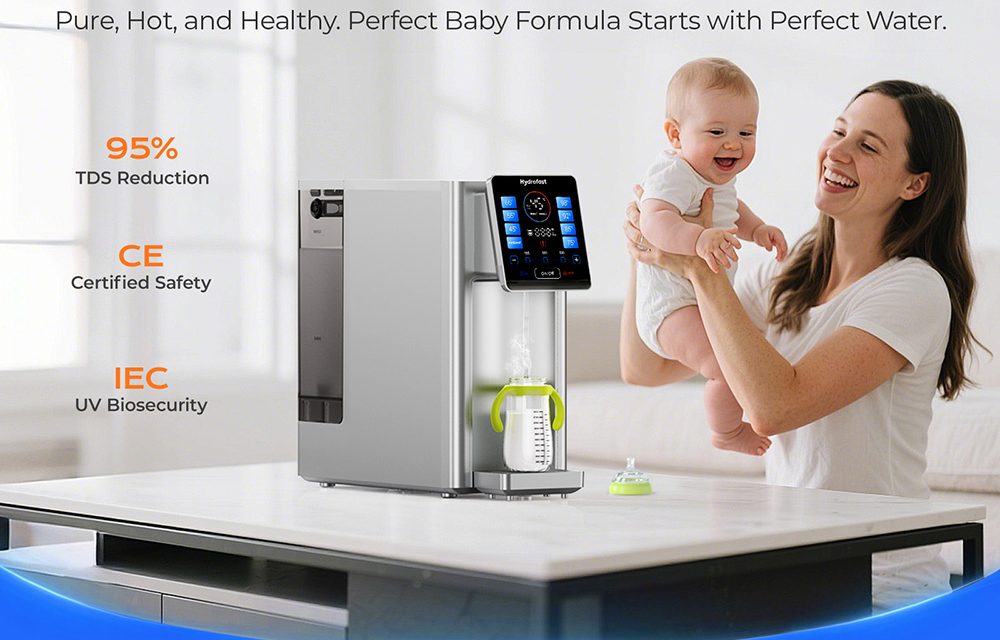 Hydrofast W100 pultra szerelhető víztisztító Tiszta víz otthon azonnal! bemutato