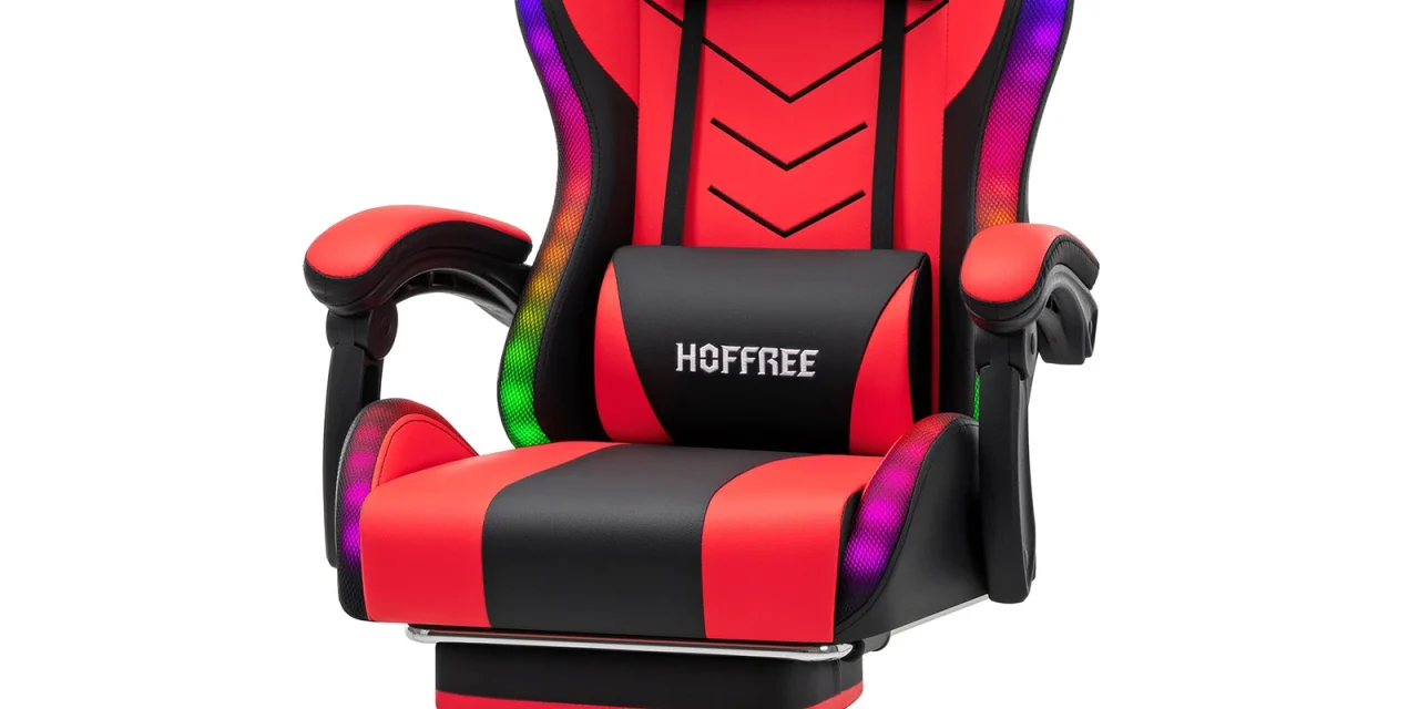 Megéri az árát a Hoffree RGB gamer szék beépített hangszóróval és LED világítással?
