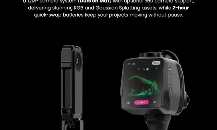 3DMakerpro Raven Max LiDAR szkenner 100 méteres hatótáv és 4K valós színek a kutyulaborban