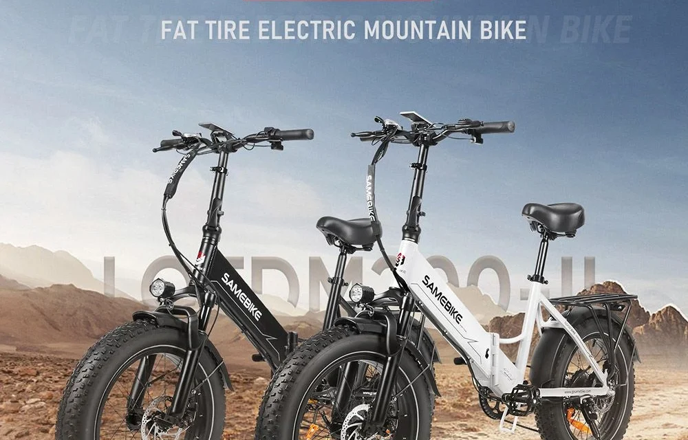 SAMEBIKE LOTDM200 II FT elektromos kerékpár Erős motor dupla rugózás és NFC kijelző a kutyulaborban