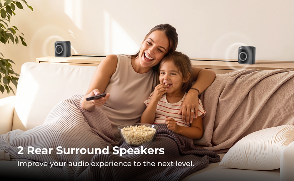 Ultimea Aura S4T 7.1 Soundbar Virtuális térhangzás és okos vezérlés a kutyulaborban