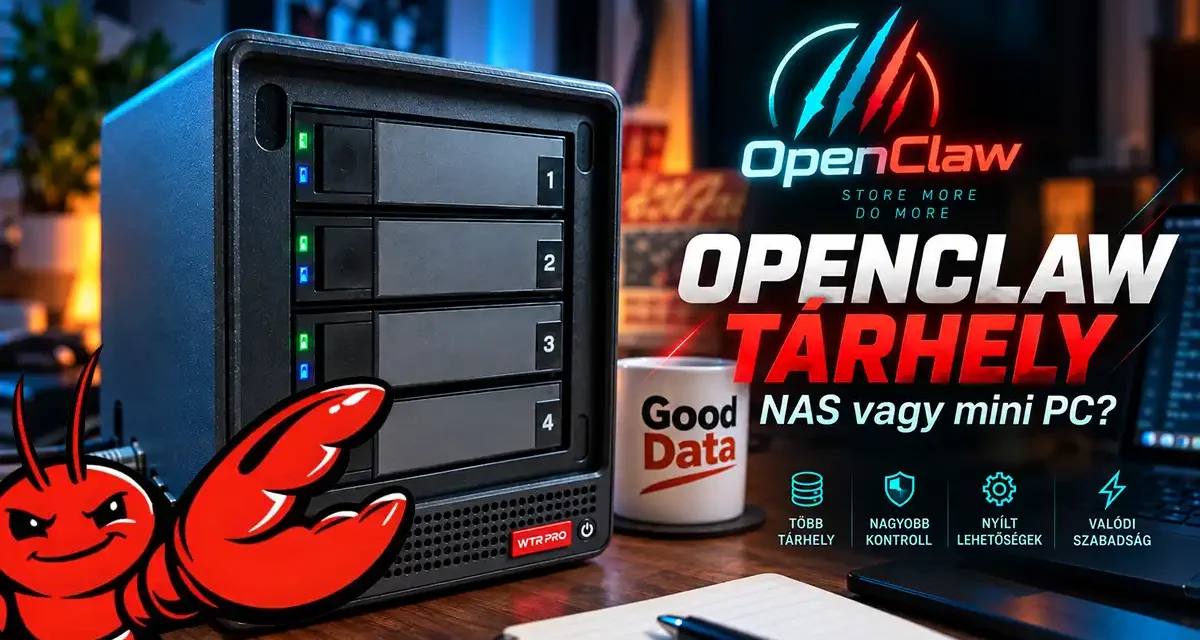 AOOSTAR WTR PRO – ahol az Openclaw lakik, teszt és bemutató