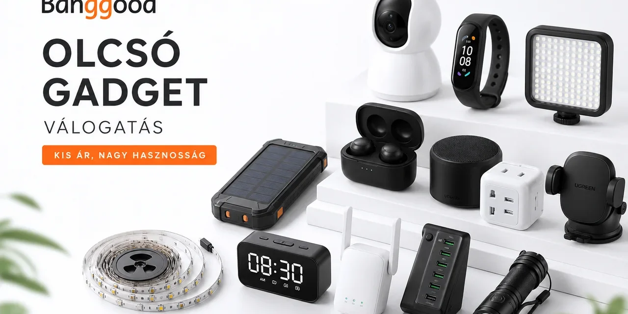 30+3 Banggood újdonság 10000 forintért vagy az alatt! – 2026.09.16. attekintes