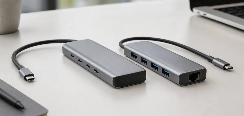 Vention USB hubok: 5-in-1 USB-C és 3-portos USB 2.0 Ethernetes modell – Melyiket válaszd?