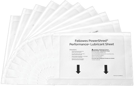 Fellowes PowerShred Performance+ tisztító olajpapír