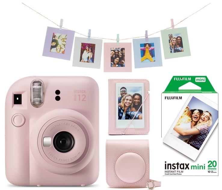 Fujifilm Instax Mini 12 Pink szelfibot és filmek: azonnali fotózás kedvező áron