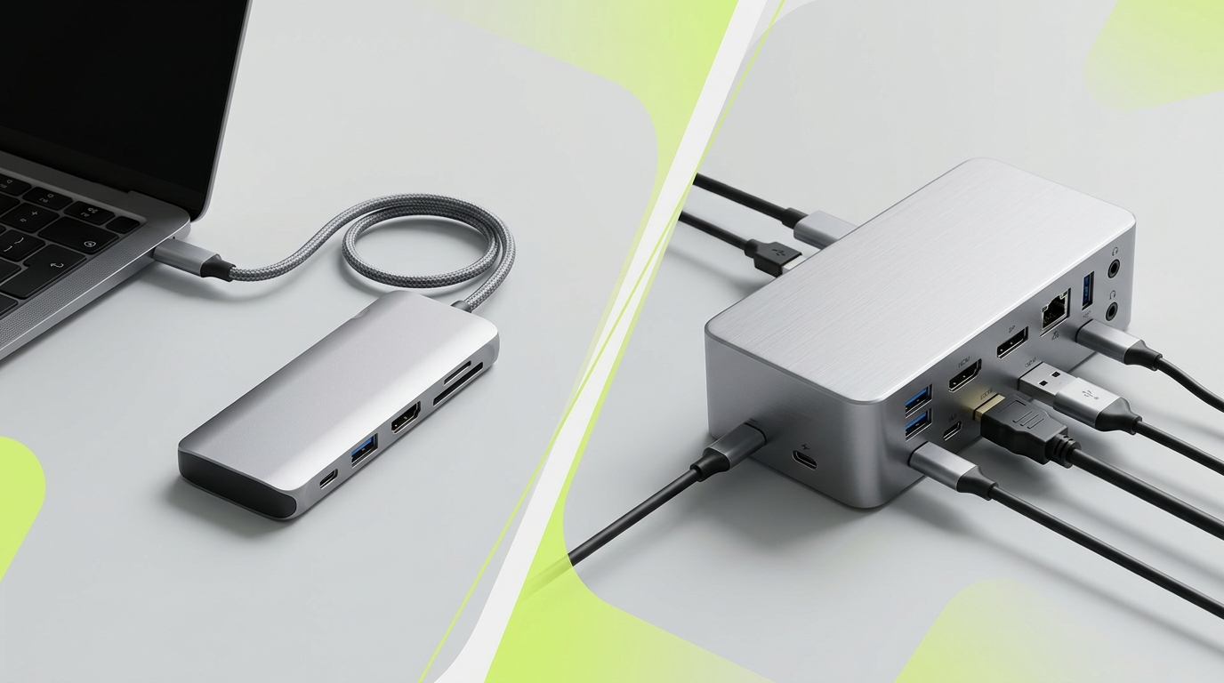 Az Acer 5in1 Type C és Acer 15in1 USB Type C Universal Mini dock dokkolók